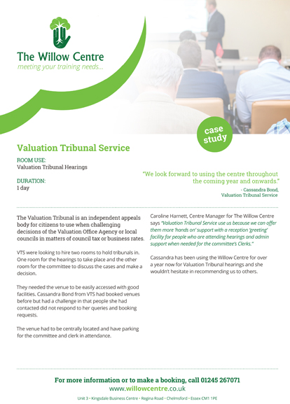 Valuation Tribunal case study